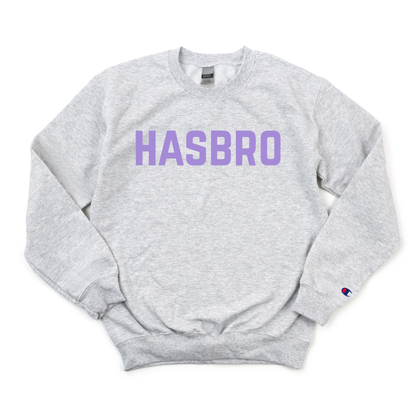 LILAC HASBRO  CHAMPION CREWNECK