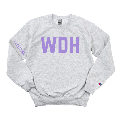 WDH LACTATION CHAMPION CREWNECK