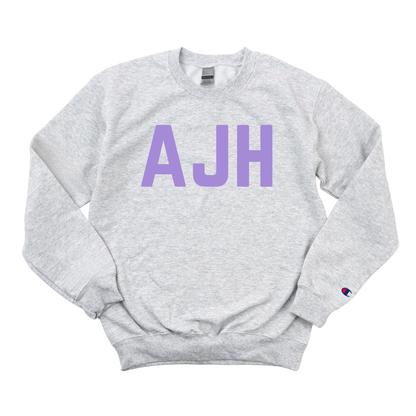 LILAC AJH CHAMPION CREWNECK