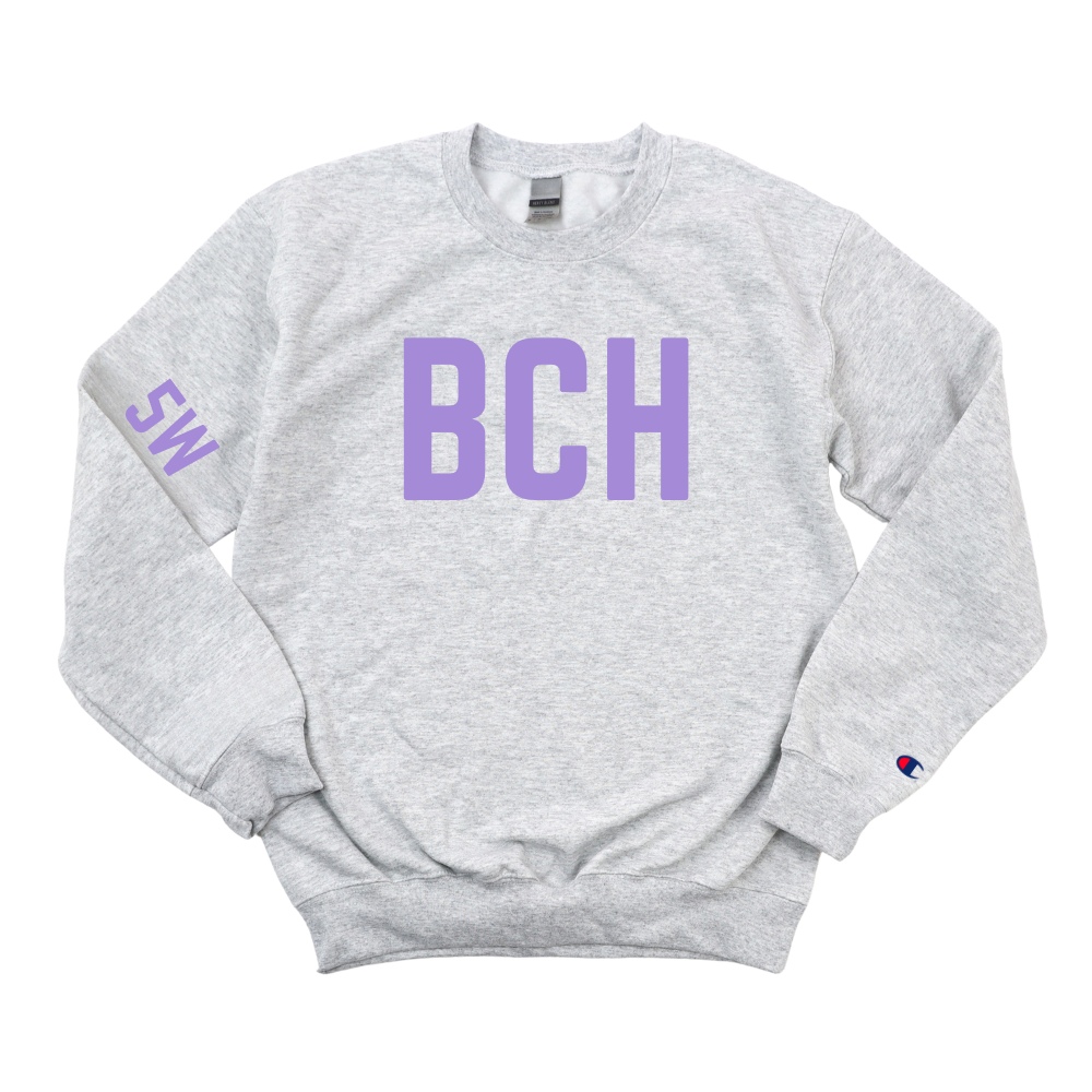 LILAC BCH PER 5W CHAMPION CREWNECK