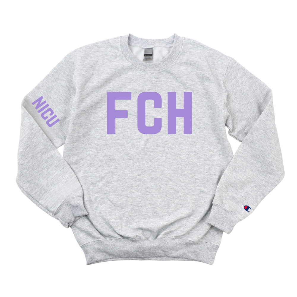 FCH NICU CHAMPION CREWNECK