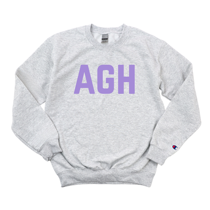 LILAC AGH CHAMPION CREWNECK
