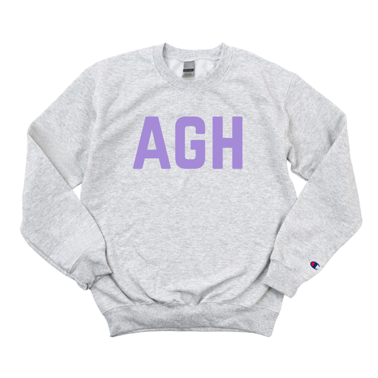 LILAC AGH CHAMPION CREWNECK