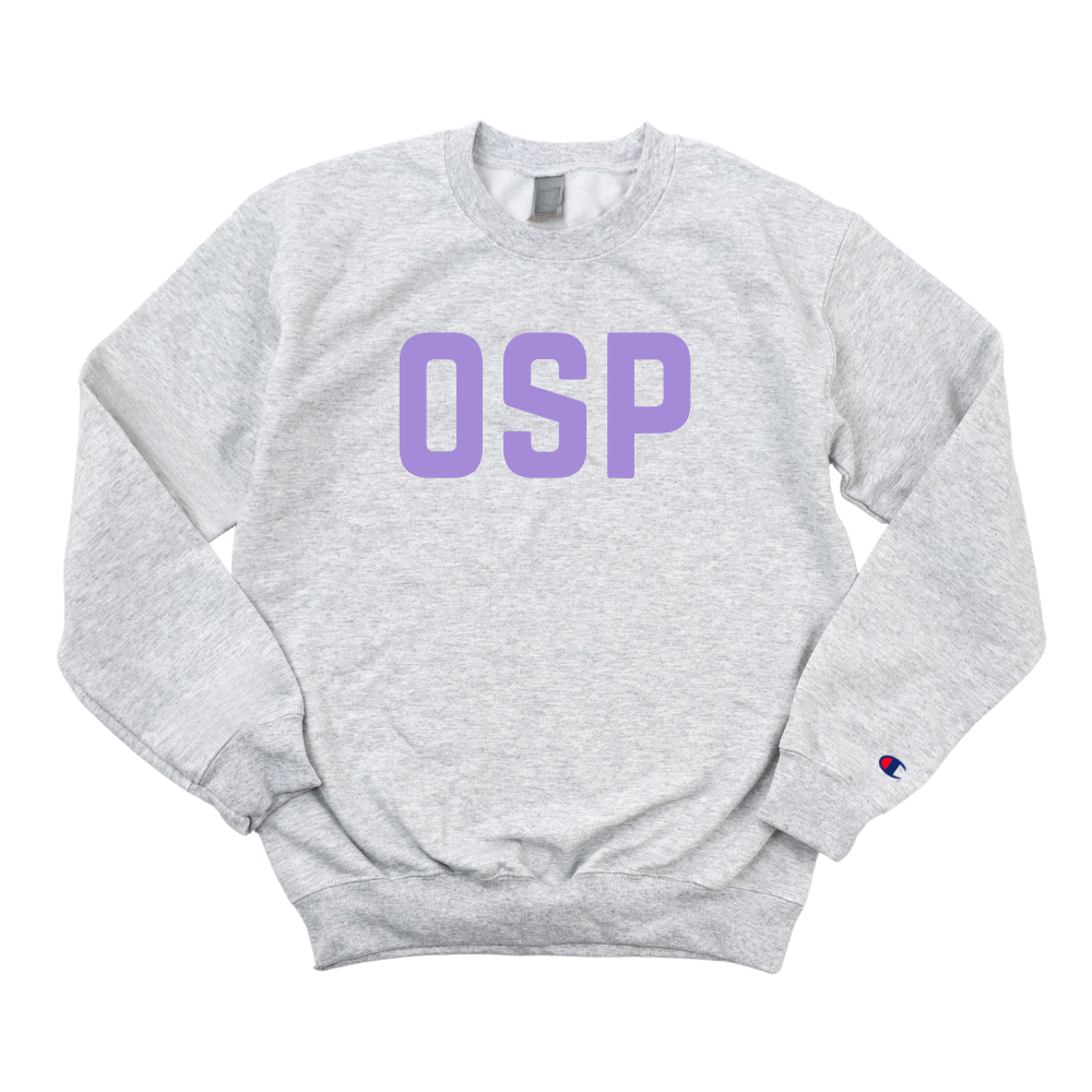 LILAC OSP CHAMPION CREWNECK