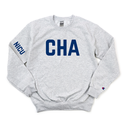 CHA NICU CHAMPION CREWNECK
