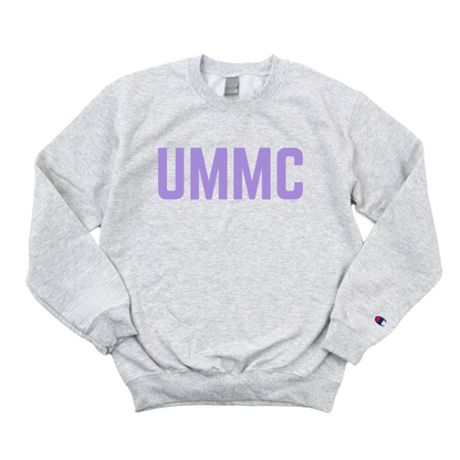 LILAC UMMC CHAMPION CREWNECK