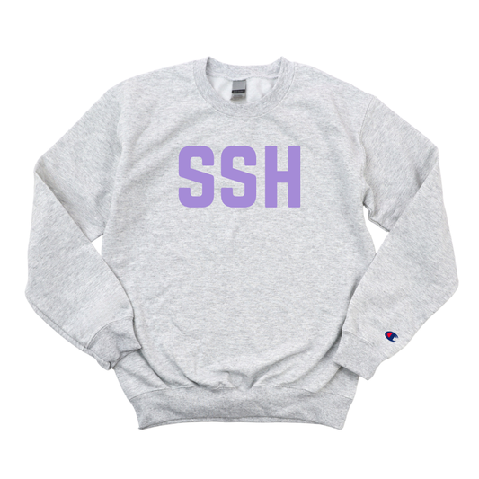 LILAC SSH CHAMPION CREWNECK
