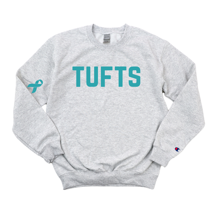 TUFTS OVARIAN CANCER AWARENESS CHAMPION CREWNECK