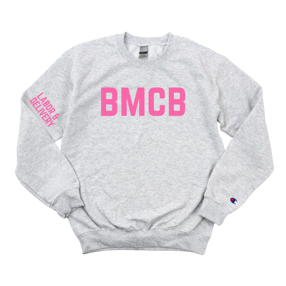 BMC BRIGHTON LABOR & DELIVERY CHAMPION CREWNECK