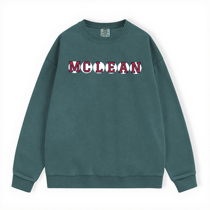 MCLEAN RETIRED SOX LETTER CREWNECK