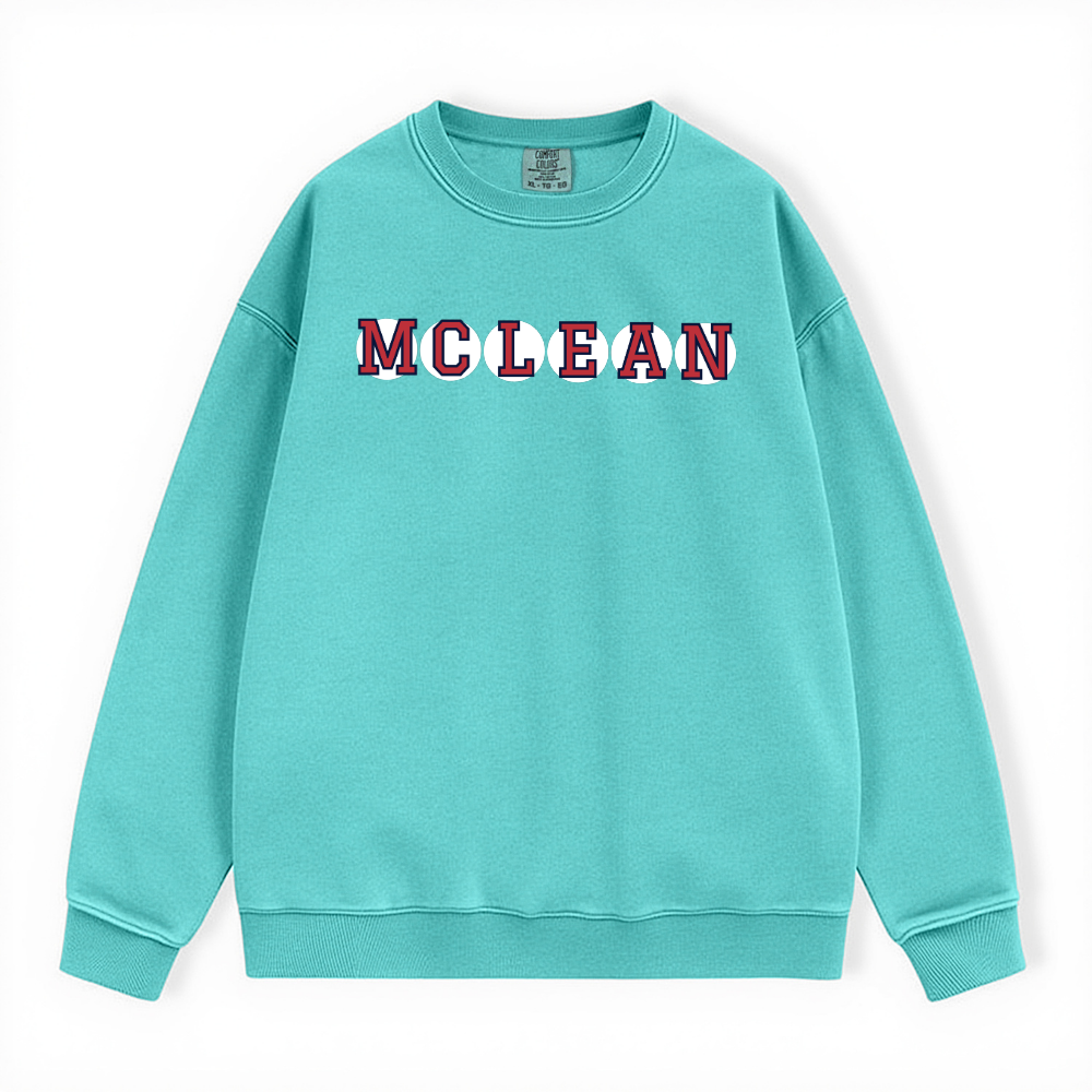MCLEAN RETIRED SOX LETTER CREWNECK