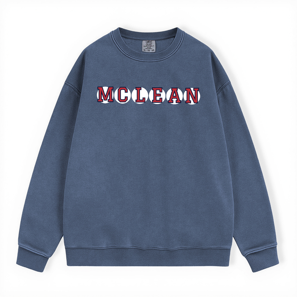 MCLEAN RETIRED SOX LETTER CREWNECK