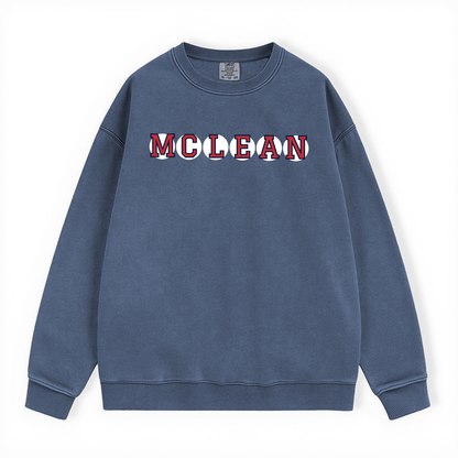 MCLEAN RETIRED SOX LETTER CREWNECK