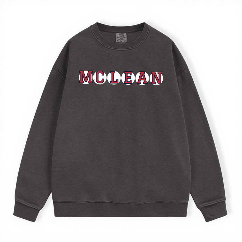 MCLEAN RETIRED SOX LETTER CREWNECK