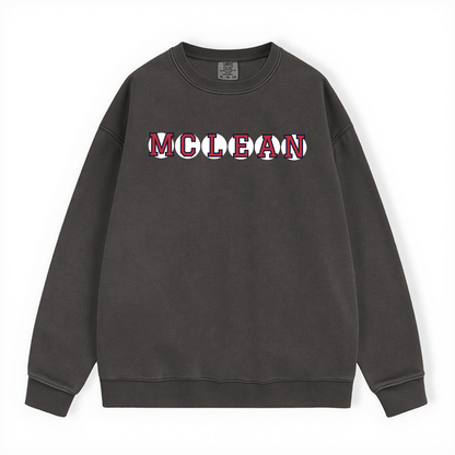 MCLEAN RETIRED SOX LETTER CREWNECK