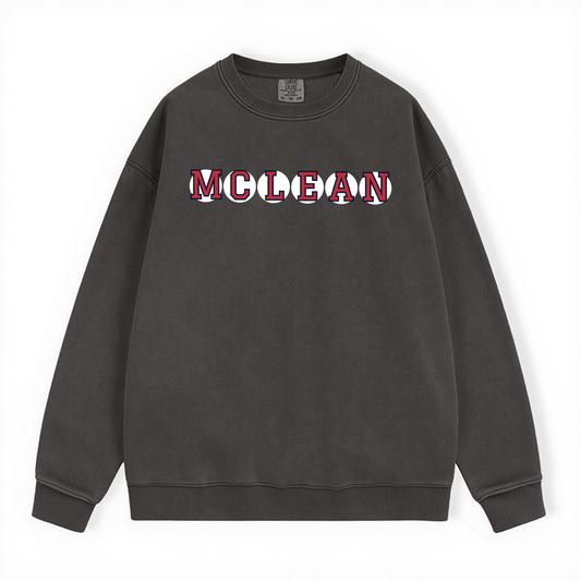 MCLEAN RETIRED SOX LETTER CREWNECK