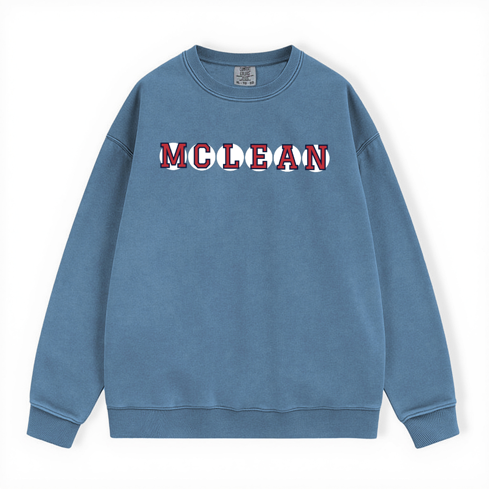 MCLEAN RETIRED SOX LETTER CREWNECK