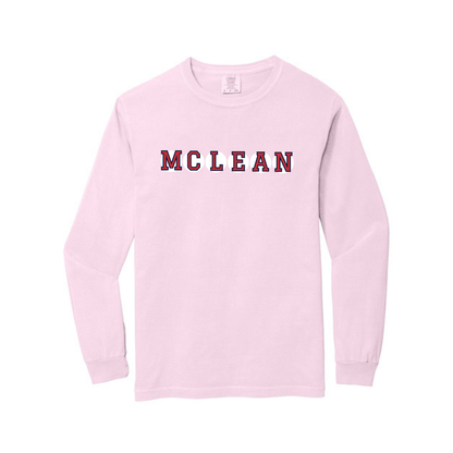MCLEAN RETIRED SOX LETTERS LONG SLEEVE