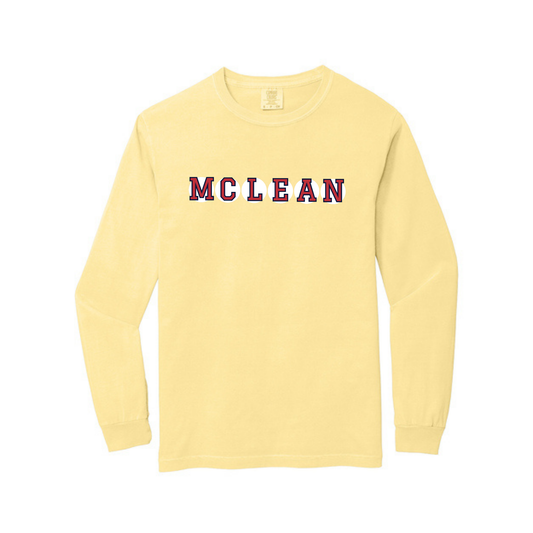 MCLEAN RETIRED SOX LETTERS LONG SLEEVE