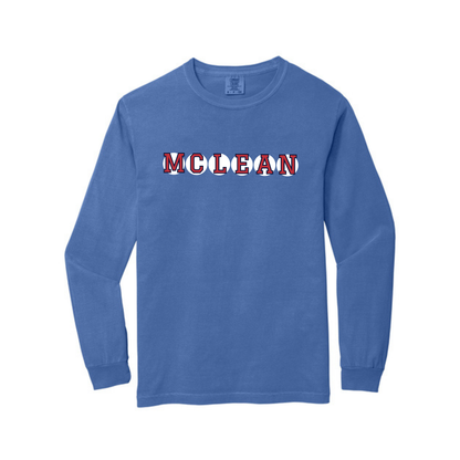 MCLEAN RETIRED SOX LETTERS LONG SLEEVE