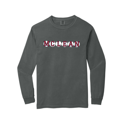 MCLEAN RETIRED SOX LETTERS LONG SLEEVE
