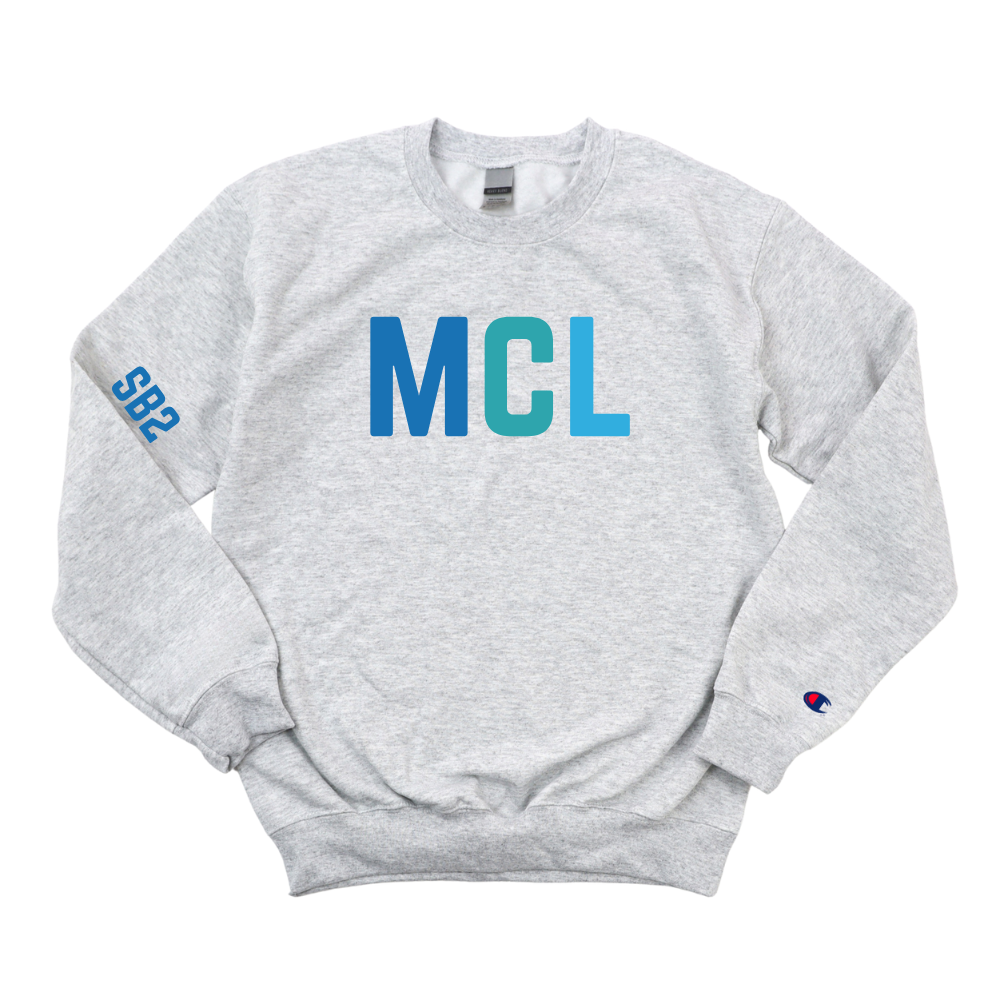 MULTICOLOR BLUE MCL MEDICAL - SB2 CHAMPION CREWNECK