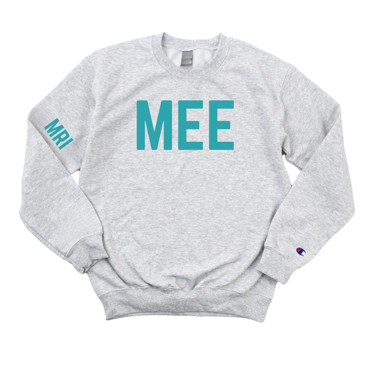 TEAL MEE MRI CHAMPION CREWNECK