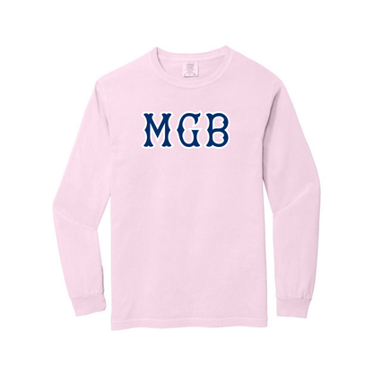 MGB NAVY SOX LETTERS LONG SLEEVE