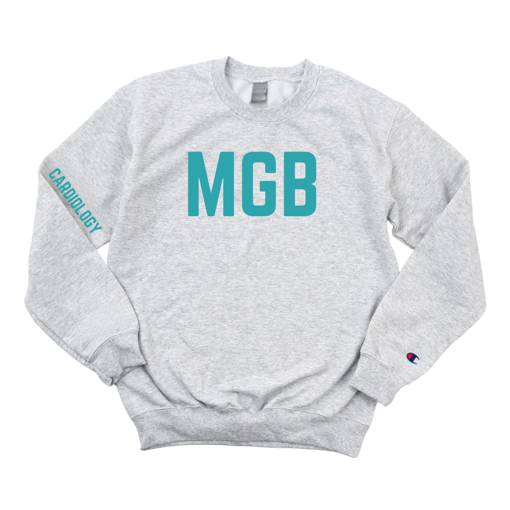 TEAL MGB TECH - CARDIOLOGY CHAMPION CREWNECK
