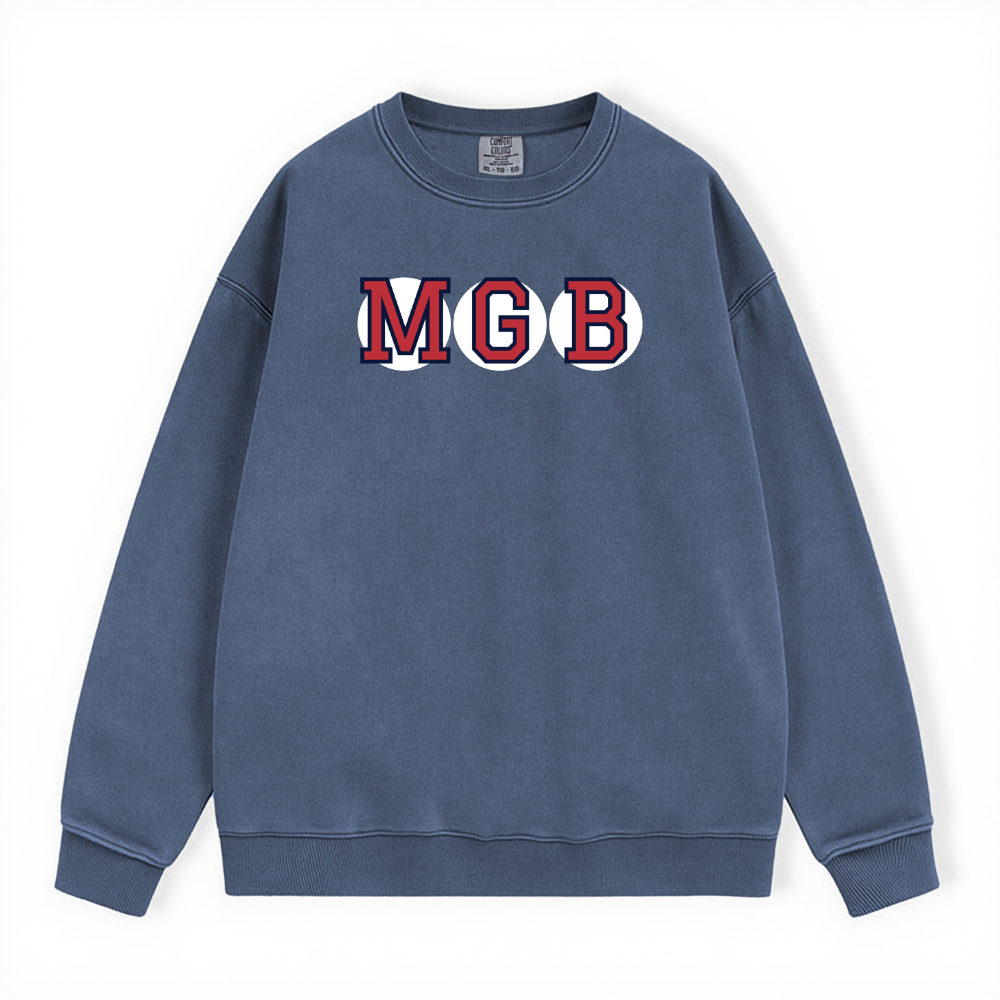 MGB RETIRED SOX LETTER CREWNECK