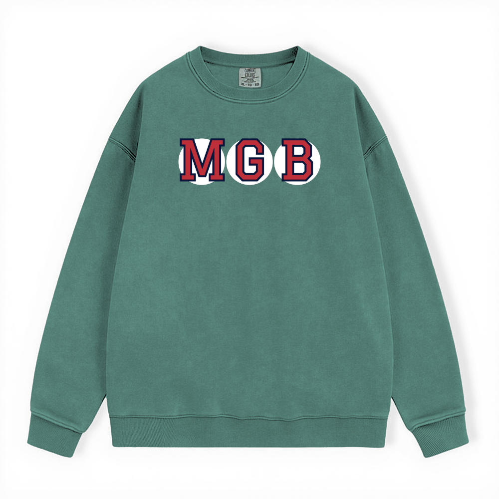 MGB RETIRED SOX LETTER CREWNECK
