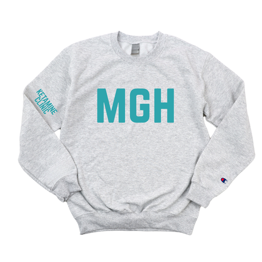 TEAL MGH KETAMINE CLINIC - CHAMPION CREWNECK
