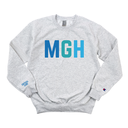 MULTIBLUE MGH PHARMACY - CRITICAL CARE CHAMPION CREWNECK