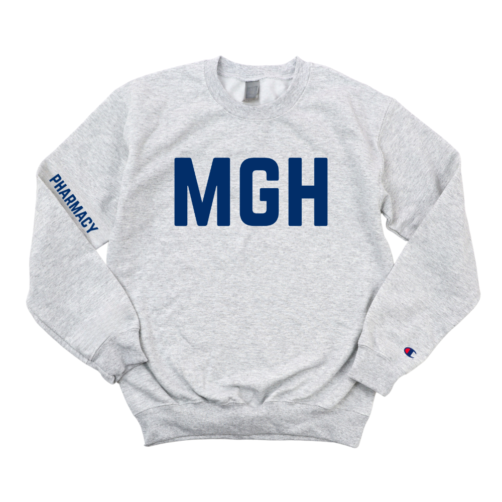 NAVY MGH OVERNIGHT - PHARMACY CHAMPION CREWNECK