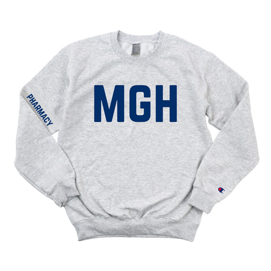 NAVY MGH OVERNIGHT - PHARMACY CHAMPION CREWNECK