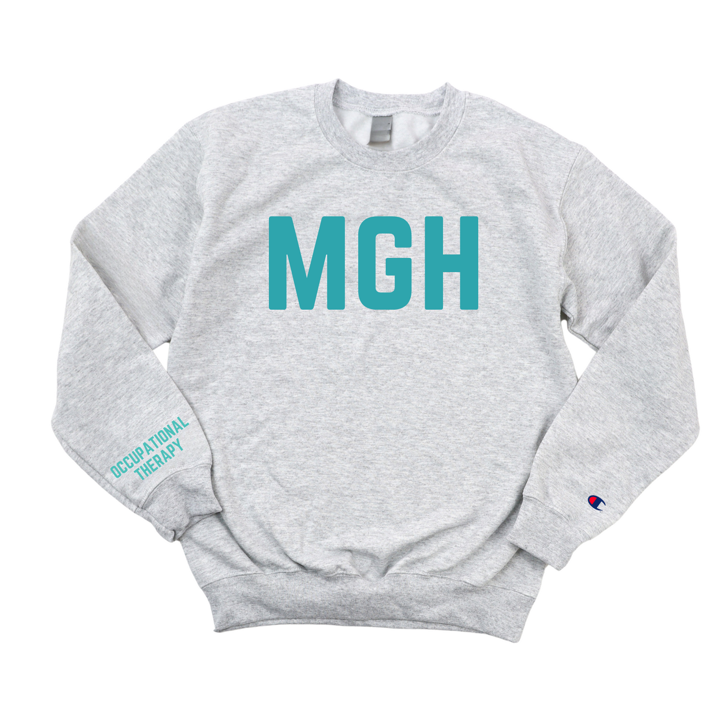 TEAL MGH OT CHAMPION CREWNECK