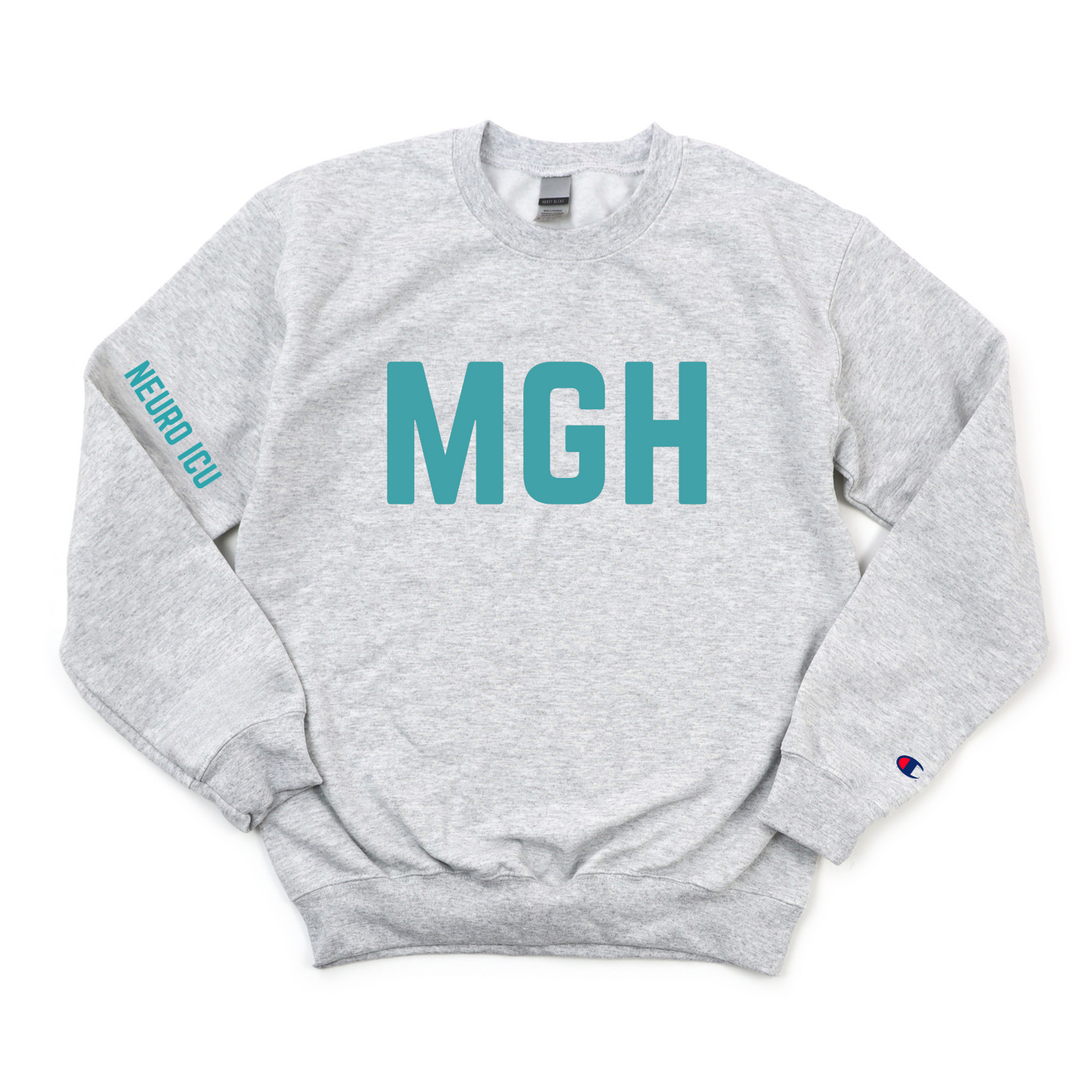 TEAL MGH - NEURO ICU CHAMPION CREWNECK