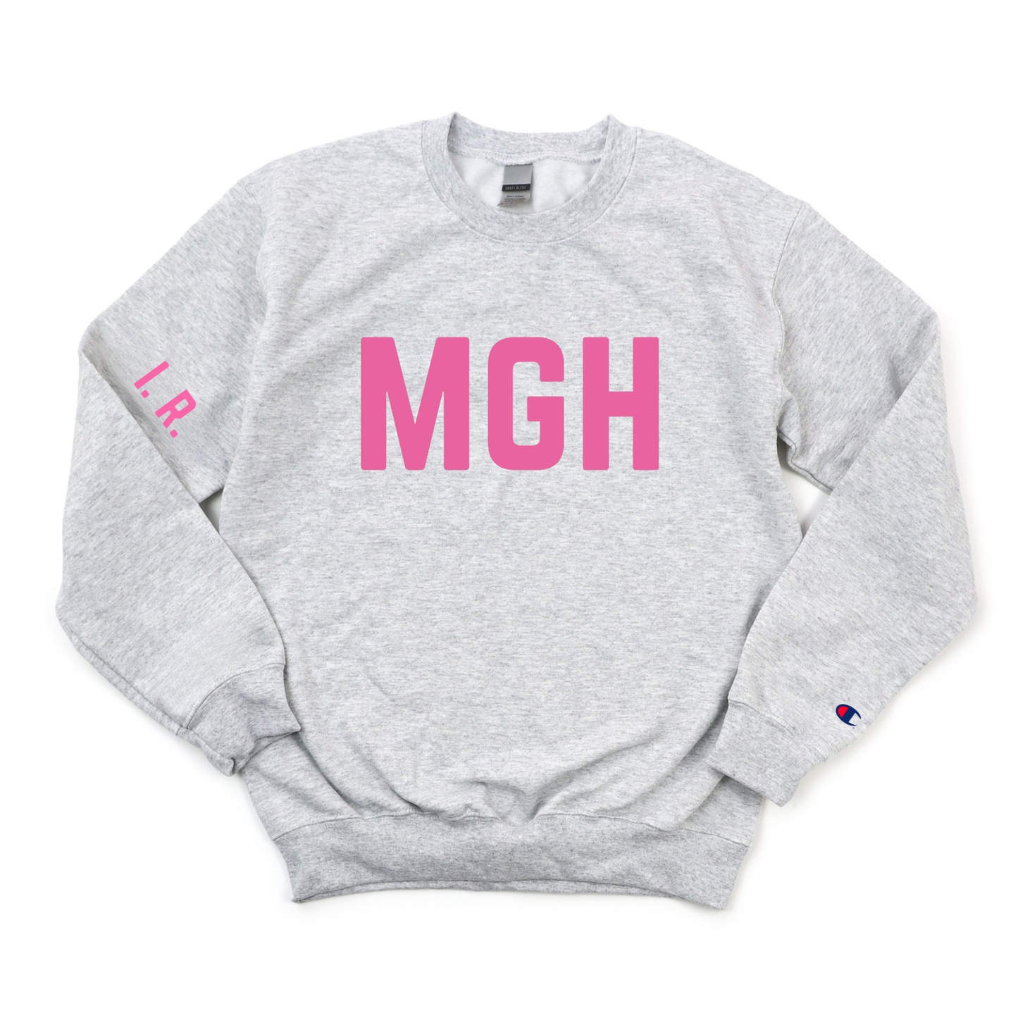PINK MGH I. R. CHAMPION CREWNECK