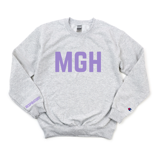 LILAC MGH RT - RESPIRATORY CHAMPION CREWNECK