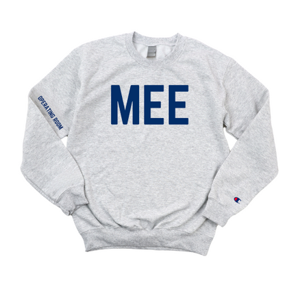NAVY MEE ANESTHESIA OPERATING ROOM CHAMPION CREWNECK