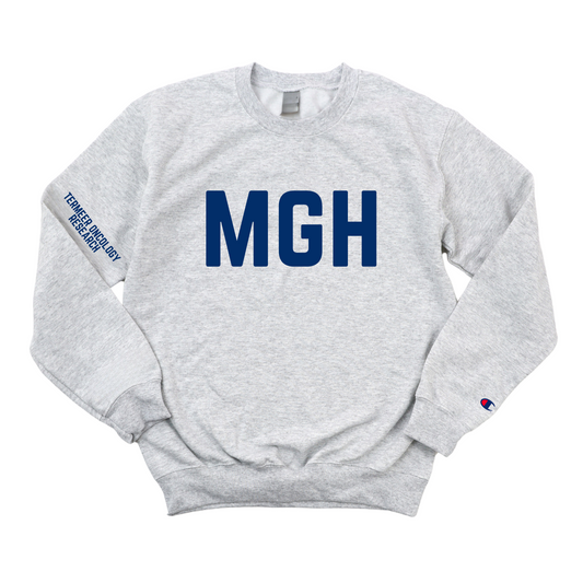 NAVY MGH TERMEER ONCOLOGY RESEARCH CHAMPION CREWNECK