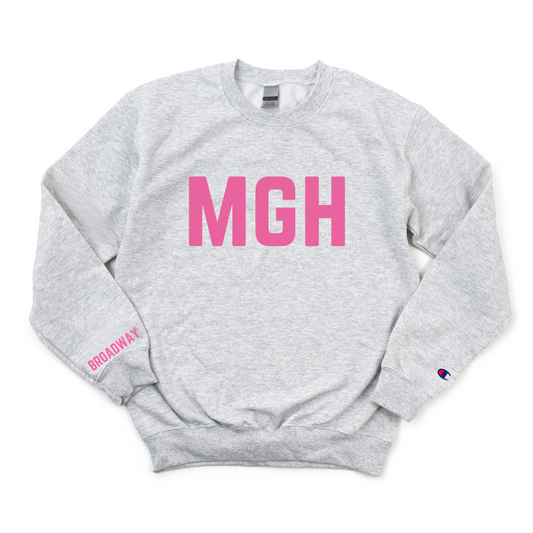 PINK MGH BROADWAY CHAMPION CREWNECK