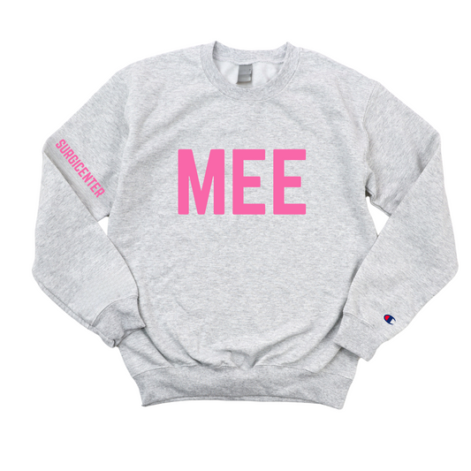 PINK MEE SURGICENTER CHAMPION CREWNECK