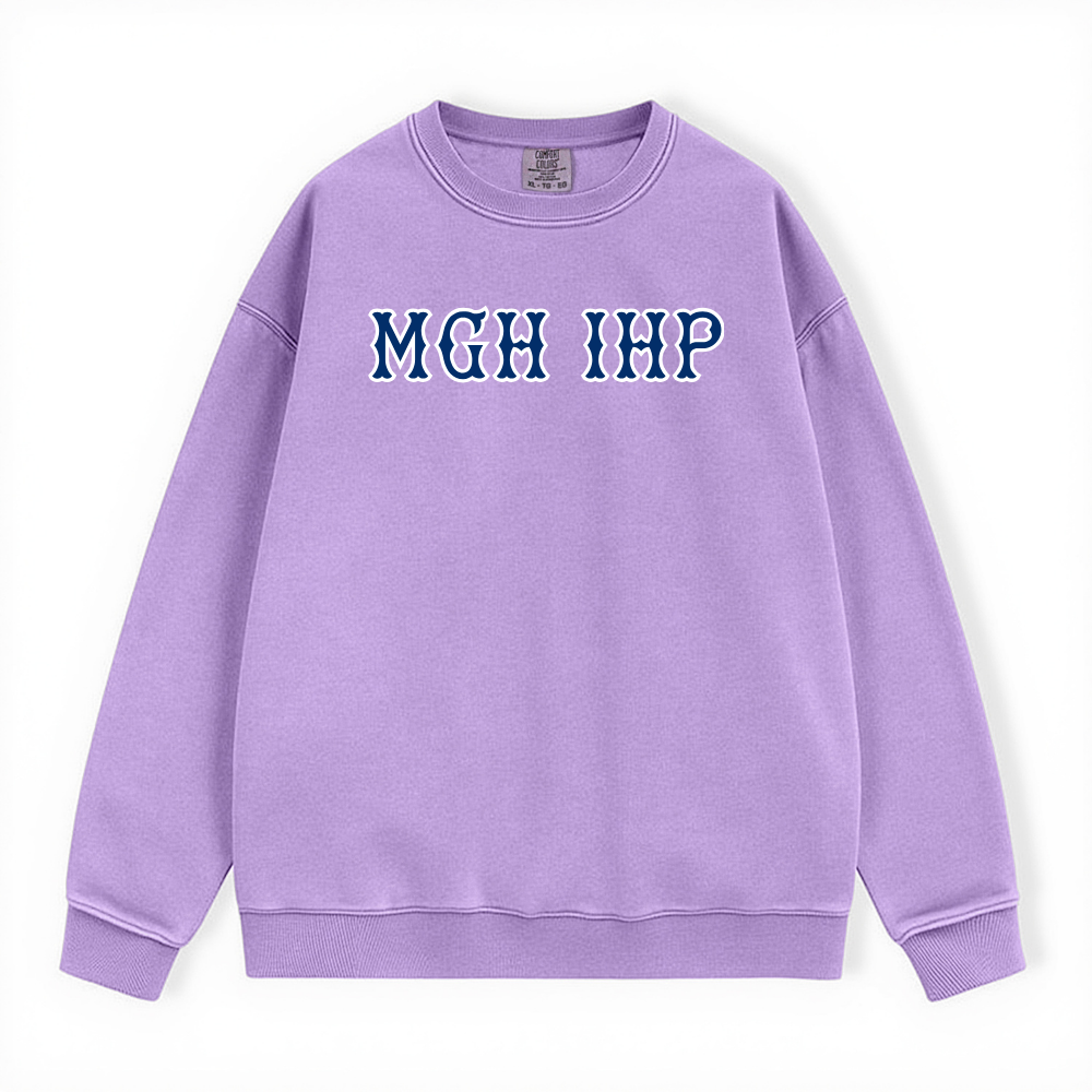 MGH IHP NAVY SOX LETTERS CREWNECK