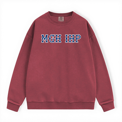 MGH IHP NAVY SOX LETTERS CREWNECK