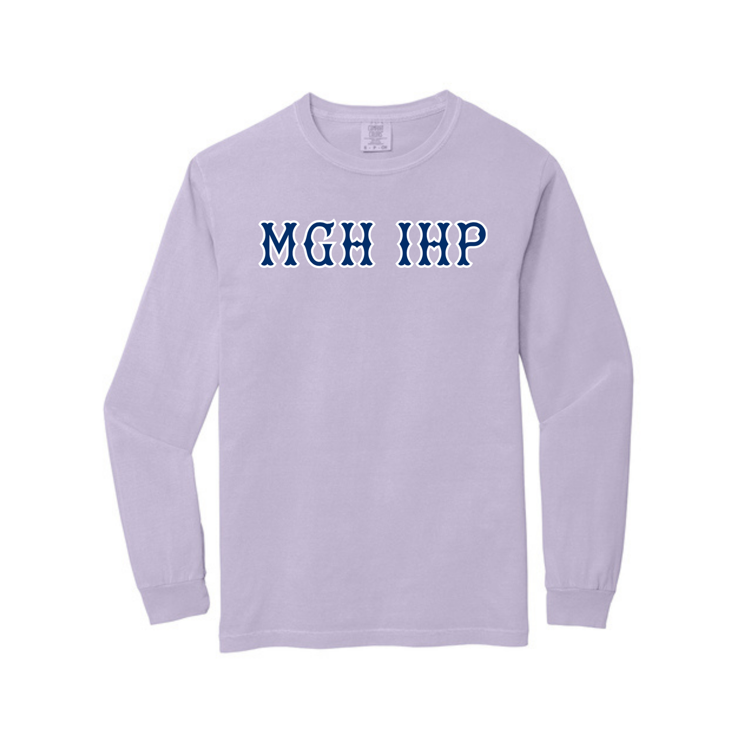 MGH IHP NAVY SOX LETTERS LONG SLEEVE