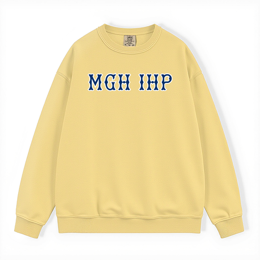 MGH IHP NAVY SOX LETTERS CREWNECK