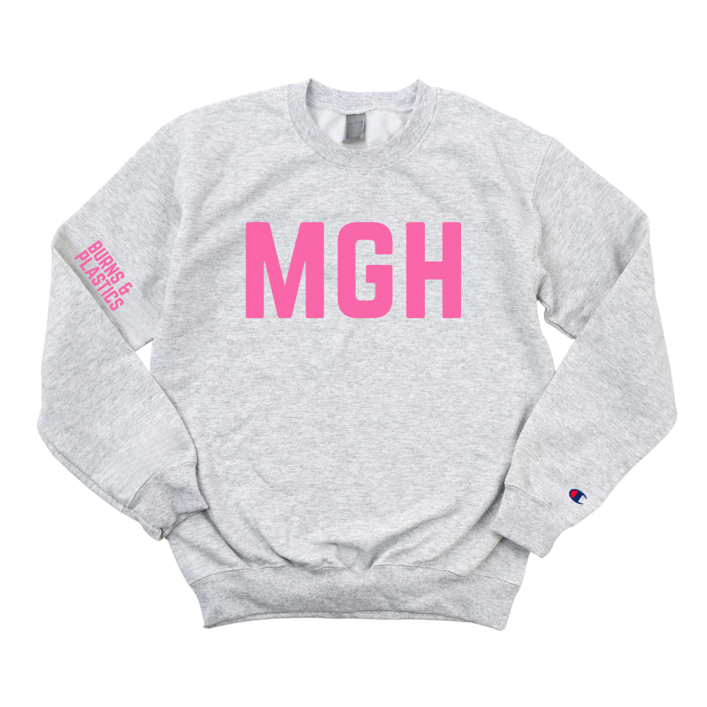 MGH BURNS & PLASTICS CHAMPION CREWNECK - CLEARANCE