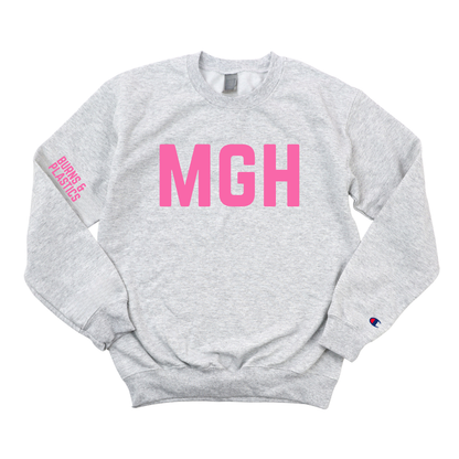 MGH BURNS & PLASTICS CHAMPION CREWNECK - CLEARANCE