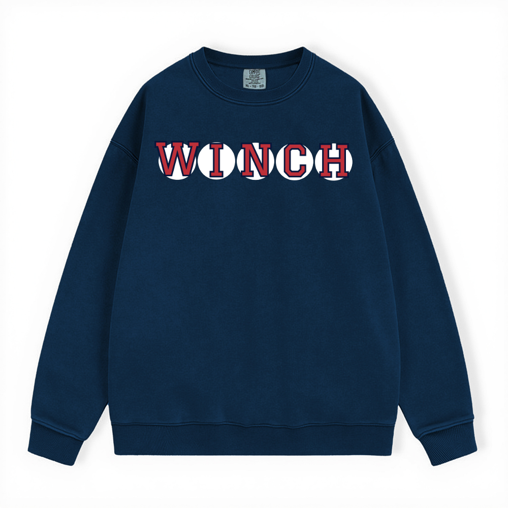 WINCH RETIRED SOX LETTER CREWNECK